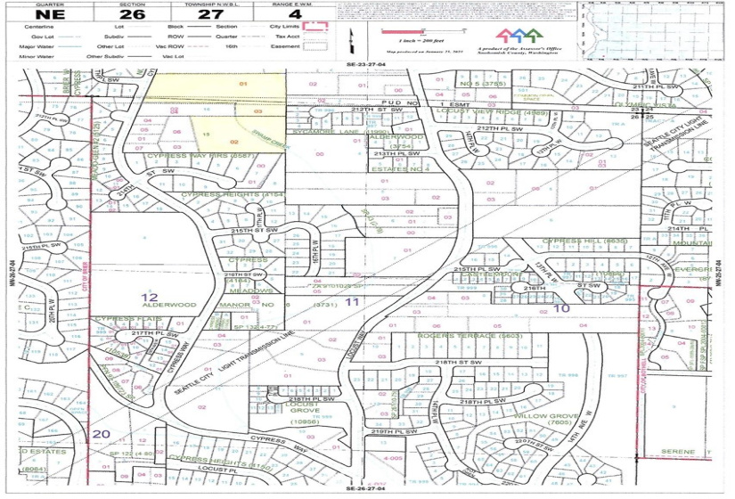 212 xx Lot 1 Cypress, Lynnwood, Washington 98036, ,Land,For Sale,Alderwood Manor 06,Cypress,NWM1861179