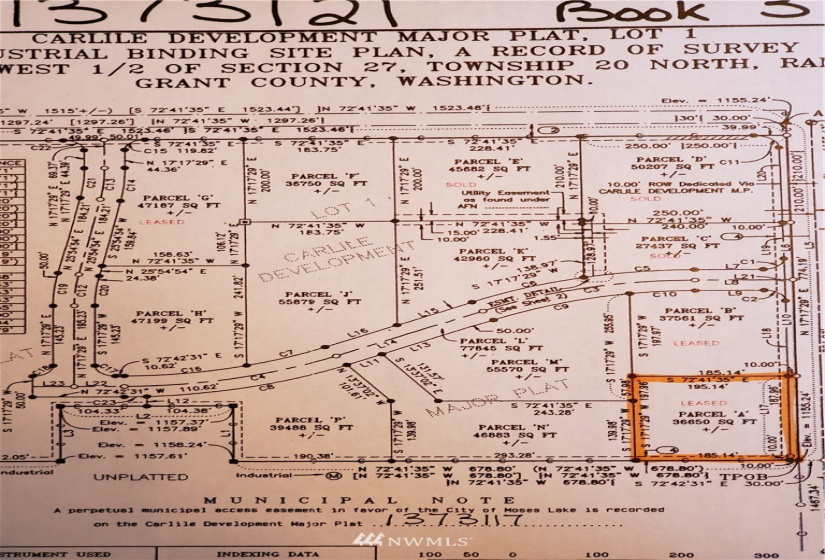 7760 Randolph Road, Moses Lake, Washington 98837, ,Land,For Sale,Randolph Road,NWM1862328
