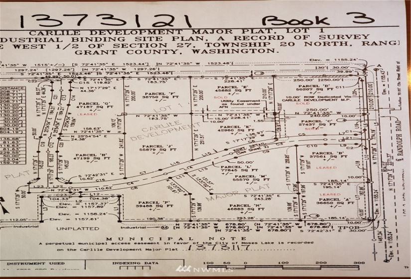 7760 Randolph Road, Moses Lake, Washington 98837, ,Land,For Sale,Randolph Road,NWM1862328