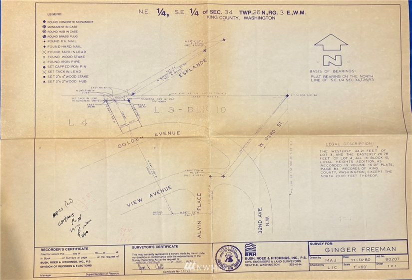 32 XX Esplanade, Seattle, Washington 98117, ,Land,For Sale,Esplanade,NWM1877171