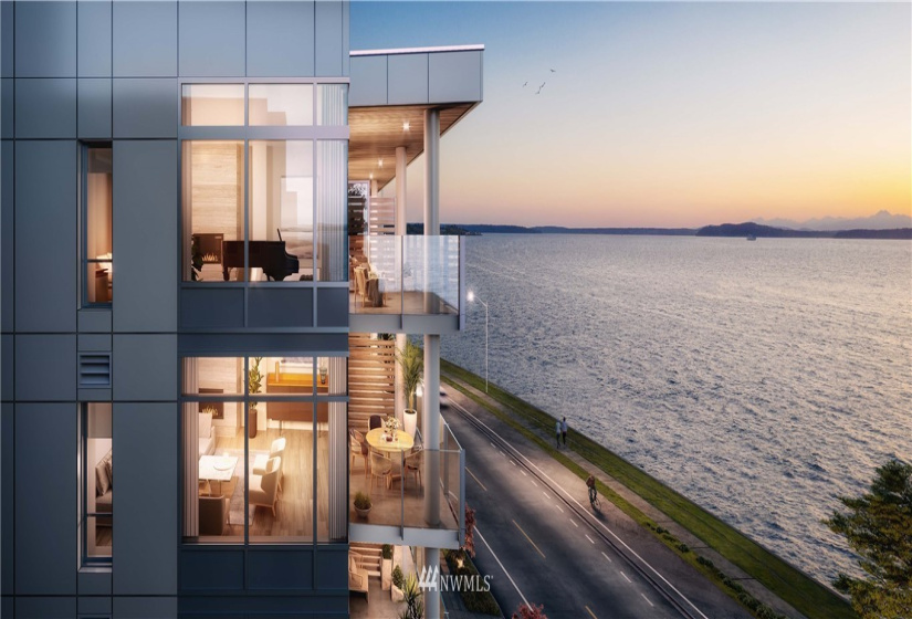 1250 Alki, Seattle, Washington 98116, 3 Bedrooms Bedrooms, ,4 BathroomsBathrooms,Residential,For Sale,Infinity Shore Club Residences,Alki,NWM1878734
