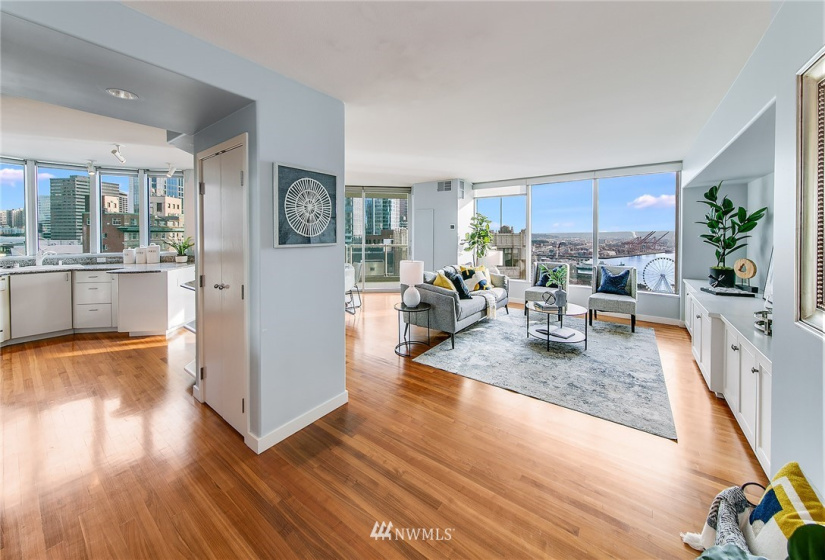 2000 1st, Seattle, Washington 98121, 2 Bedrooms Bedrooms, ,1 BathroomBathrooms,Residential,For Sale,One Pacific Tower,1st,NWM1881247